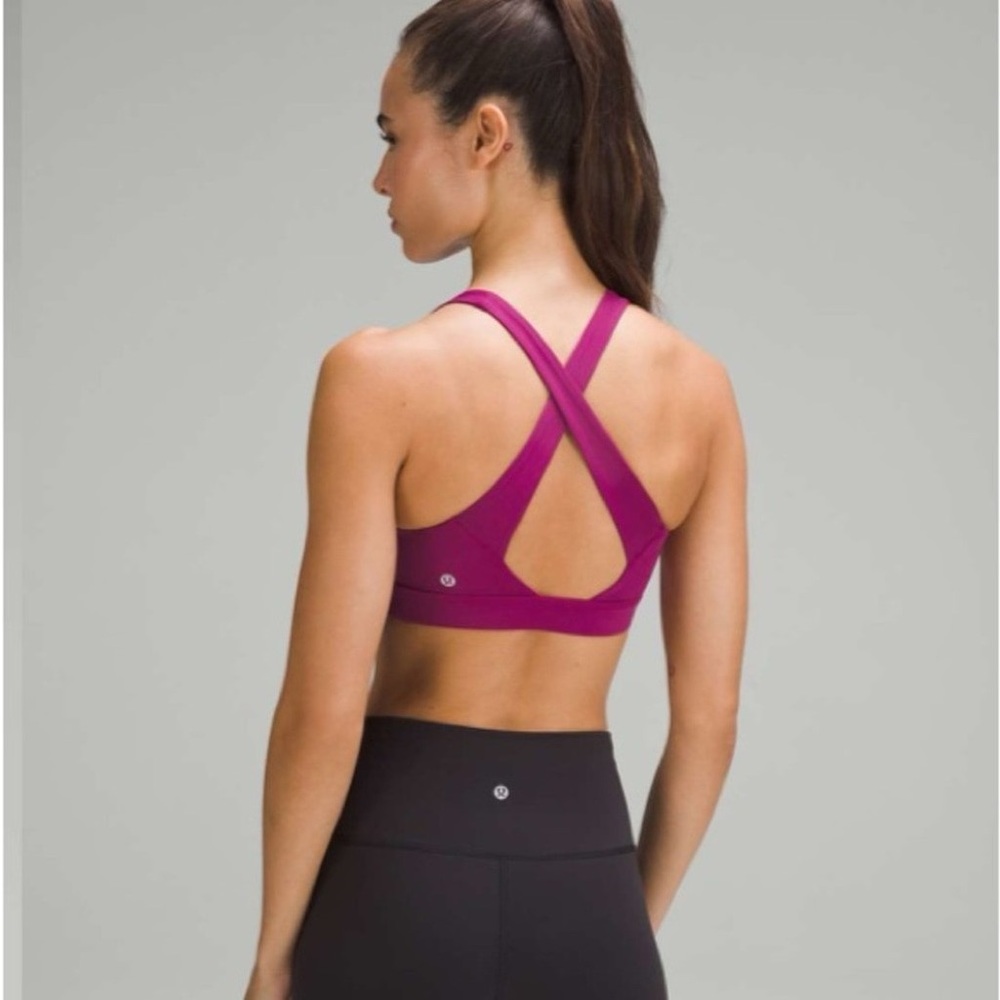 lululemon athletica Magenta Sports Bra